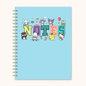 Image of HELLO KITTY XL NOTEBOOK - hkfrndcllgletters (SKU: 168875965000122) Image of HELLO KITTY XL NOTEBOOK - hkfrndcllgletters